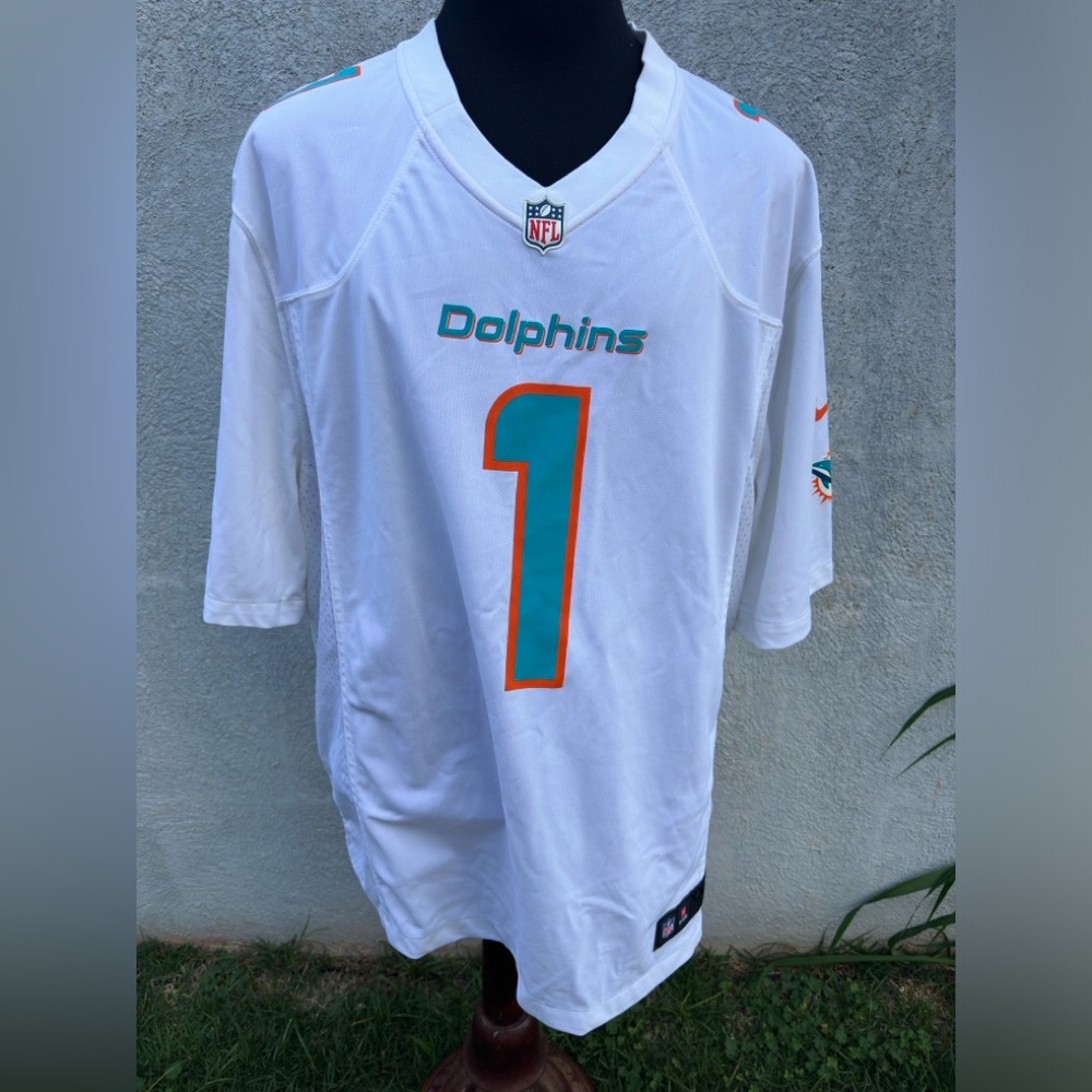 Nike Men's Miami Dolphins Tua Tagovailoa Jersey Away - White